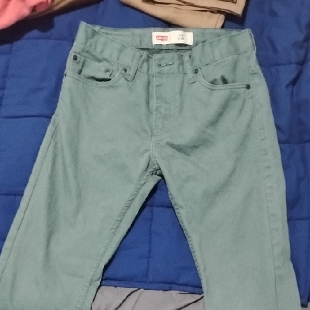 Levi's Teal Slim Jeans